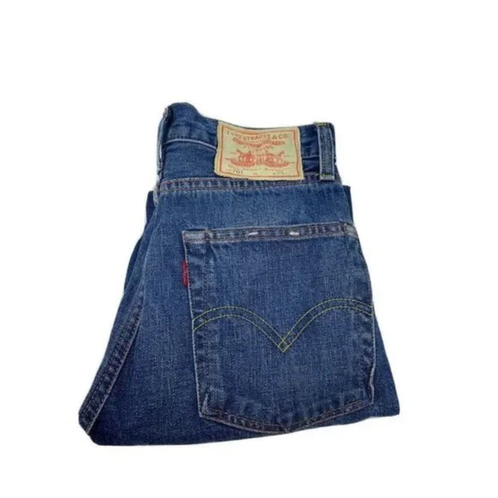 Levis Vintage Clothing LVC 1950s 701 Womens Jeans 25 Big E Selvedge Hidden Rivet